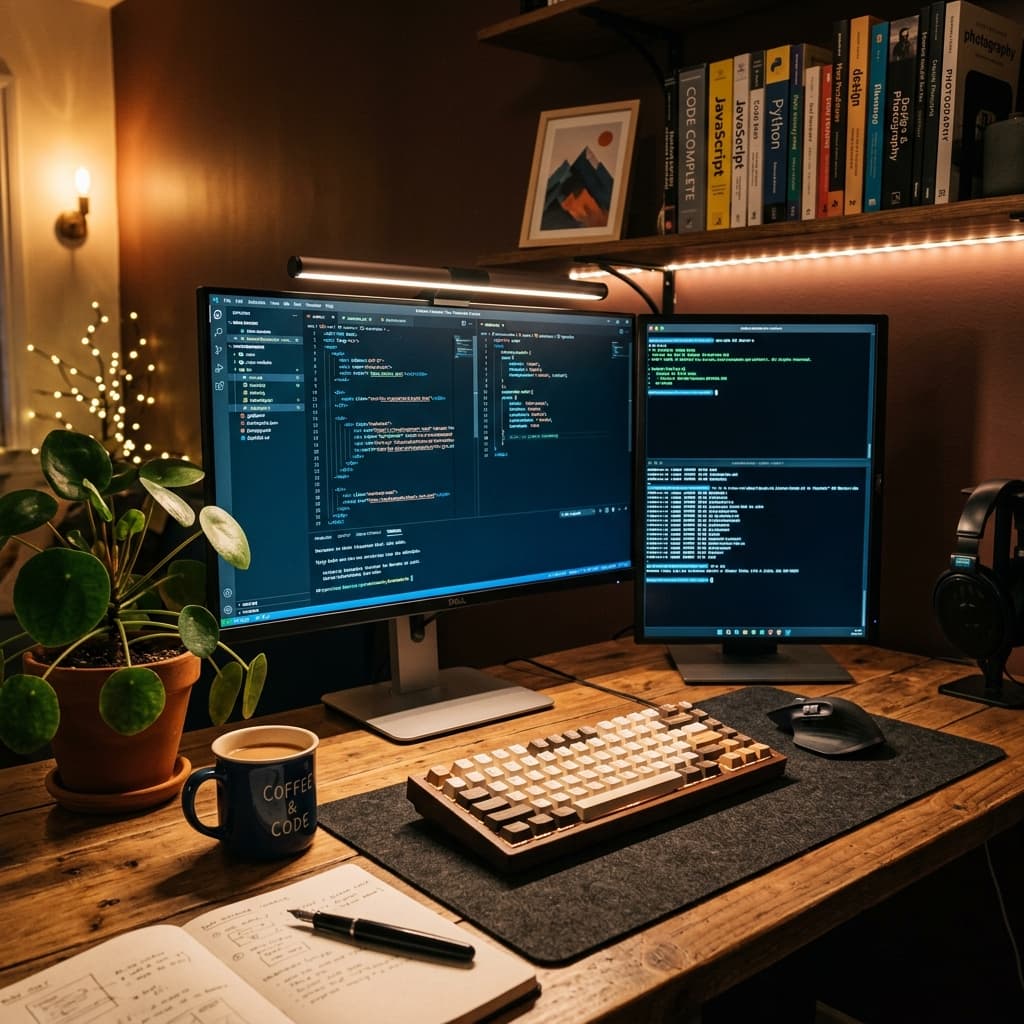Cozy Coding Setup